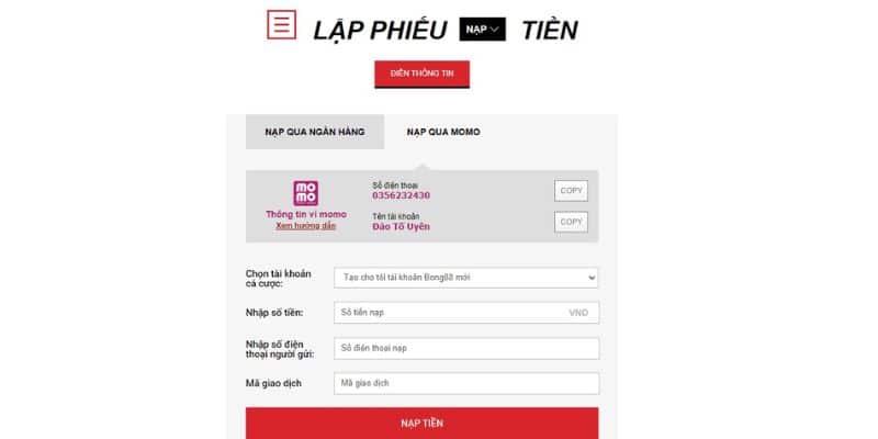 Thanh toán qua ví điện tử